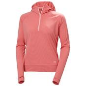 Helly Hansen Womens Shine Solen 1/2 Zip Hoodie - Sunset Pink: M