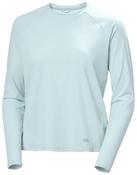 Helly Hansen Womens Shine Solen LS Crew - Barely Blue: L image