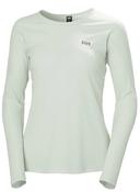 Helly Hansen Womens Trail LS T-Shirt - Green Mist: XL image