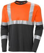 Helly Hansen Workwear Mens Addvis Longsleeve CL 1 - Orange/Ebony: L image