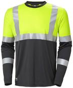 Helly Hansen Workwear Mens Addvis Longsleeve CL 1 - Yellow/Ebony: 2XL