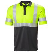 Helly Hansen Workwear Mens Addvis Polo CL 1 - Yellow/Ebony: S image