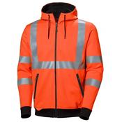 Helly Hansen Workwear Mens Addvis Zip Hoodie - Hv Orange