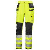 Helly Hansen Workwear Mens Alna 4X Construction Pant CL2 - Yellow/Ebony: C52 / 33-34 W / 32 Leg image