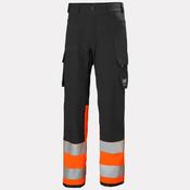 Helly Hansen Workwear Mens Alna 4X Hi Vis Cargo Trousers Cl 1 - Orange/Ebony: C60 / 40-42 W / 34 Leg