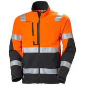 Helly Hansen Workwear Mens Alna 4X Tech Jacket - Orange/Ebony: 3XL image