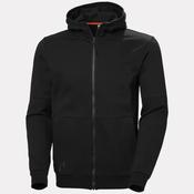 Helly Hansen Workwear Mens Evo Zip Hoodie - Black: XL