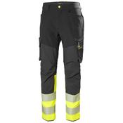 Helly Hansen Workwear Mens ICU BRZ Cargo Pant - Class 1 (Yellow/Ebony): D104 / 36-38 W / 31 Leg