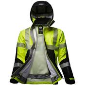 Helly Hansen Workwear Mens ICU Shell Jacket - Yellow/Ebony: S