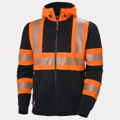 Helly Hansen Workwear Mens ICU Zip Hoodie - Orange/Ebony: L