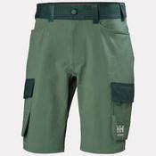 Helly Hansen Workwear Mens Oxford 4X Cargo Shorts - Spruce/Dark: C52 / 33-34 W / 32 Leg image