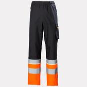 Helly Hansen Workwear Mens UC-ME Shell Pant CL1 - Hi Vis Orange/Ebony: L image