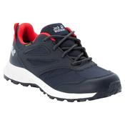 Jack Wolfskin Kids Woodland Texapore Low Shoe - Night Blue / Red image