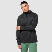 Jack Wolfskin Mens Horizon Hooded Fleece Jacket  - Black image