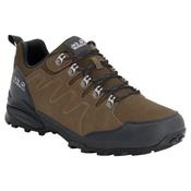 Jack Wolfskin Mens Refugio Texapore Low Shoe - Brown/Phantom: EU 47.5 | UK 12.5