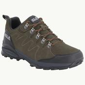 Jack Wolfskin Mens Refugio Texapore Low Shoe - Khaki/Phantom: EU 47.5 | UK 12.5