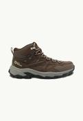 Jack Wolfskin Mens Vojo Tour Lt Texapore Mid Boot - Cold Coffee: 8 UK