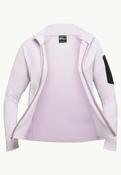 Jack Wolfskin Womens Prelight Fullzip - Pale Lavendar: S