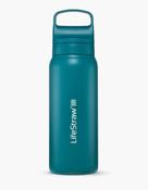LifeStraw Go 2.0 Series Stainless Steel Water Filter Bottle 700ml - Laguna Teal image
