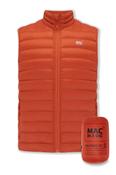 Mac in a Sac Mens Alpine Packable Down Gilet - Burnt Orange: S image
