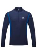 Mountain Equipment Mens Ignis LS Zip Tee - Admiral/Atlantic image