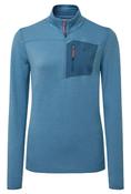 Mountain Equipment Womens Lumiko Zip T - Stellar/Majolica: 10