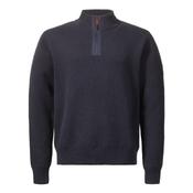 Musto Mens Salcombe Zip Neck Knit - Navy