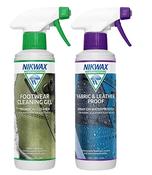 Nikwax Twin Fabric &amp; Leather/ Footwear Cleaning Gel Spray