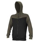 O Neill Mens Hybrid Zip Sun Hoodie - Black/Khaki