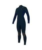 O Neill Womens Hyperfreak 5/4+ Chest Zip Full Wetsuit - Shade/Navy image