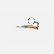 Opinel Keychain N°02 Stainless Steel Knife: Beech