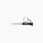 Opinel Keychain N°04 Stainless Steel Knife - Various Colours: Black