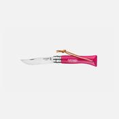 Opinel N°06 Bushwhacker Stainless Steel Knife (Various Colours): Raspberry