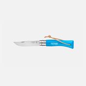 Opinel N°07 Bushwhacker Stainless Steel Knife (Various Colours): Cyan Blue image
