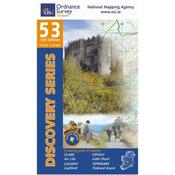 OS Map Discovery Series 53 4th Edition Map