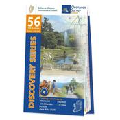 OSI Discovery Series 56 Map of Dublin, Kildare and Wicklow