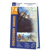OSI Discovery Series 78 Map of Cork, Limerick, Tipperary and Waterford