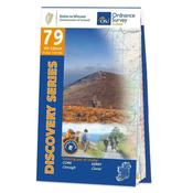 OSI Discovery Series 79 Laminated Map of County Cork and Kerry