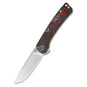 QSP Osprey Liner Lock Pocket Knife - Red