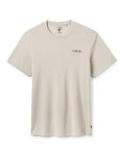 Rab Mens Crimp Esker Tee - Pebble: L image