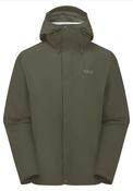 Rab Mens Downpour Jacket - Army: XL