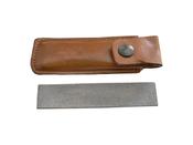 RECTANGULAR NATURAL STONE 23x100x6 with LEATHER SHEATH