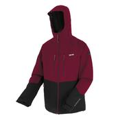 Regatta Mens Highton Stretch Padded Jacket - Dark Maroon/Black image