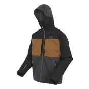 Regatta Mens Maland Waterproof Insulated Jacket - Nut Brown/Black/Ash: XL