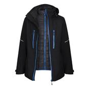 Regatta Professional Mens X-Pro Evader III 3 in 1 Waterproof Insulated Jacket - Black Oxford Blue : M image