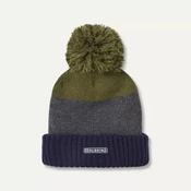 Sealskinz Flitcham Waterproof Cold Weather Bobble Hat - Navy/Olive image