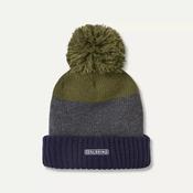 Sealskinz Flitcham Waterproof Cold Weather Bobble Hat - Navy/Olive image