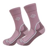 Trutrek Merino Hiker Twin Pack Light Weight Socks - Slate: Medium - EU 39-42 / UK 6-8