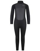 Typhoon Youth Storm3 Back Entry Full Wetsuit - Black: S image