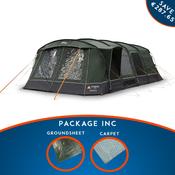 Vango Sherwood 600XL Poled Tent Package inc Carpet &amp; Groundsheet image